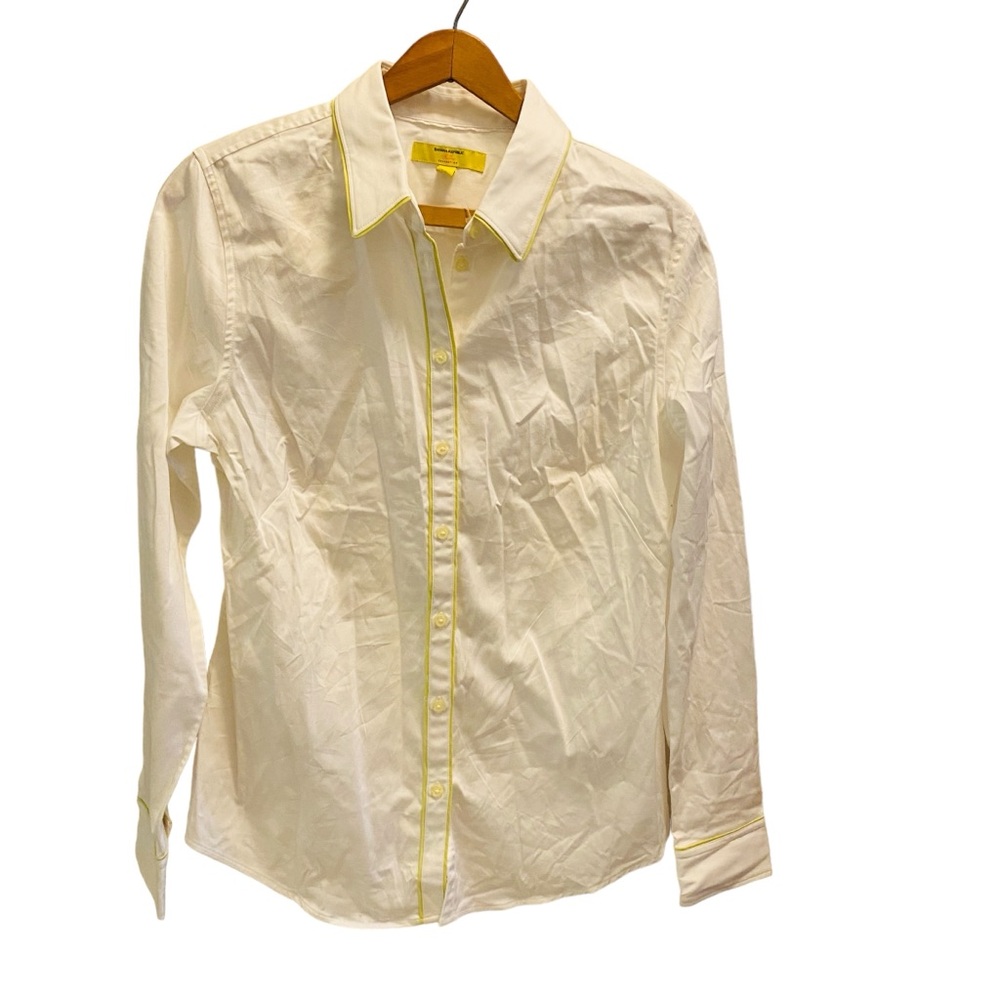 Banana Republic Milly Collection White Button Down